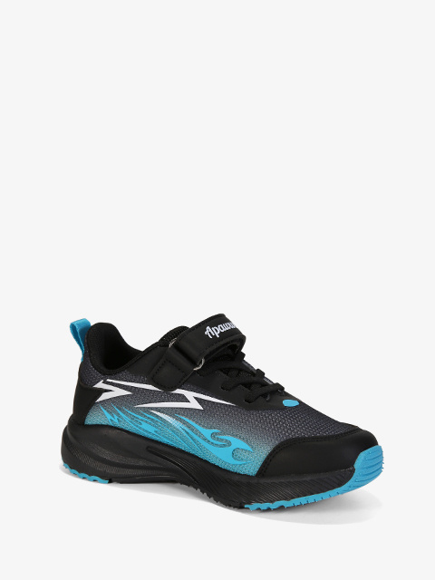 Buty sportowe #G1855P czarno-niebieskie Buty sportowe #G1855P czarno-niebieskie