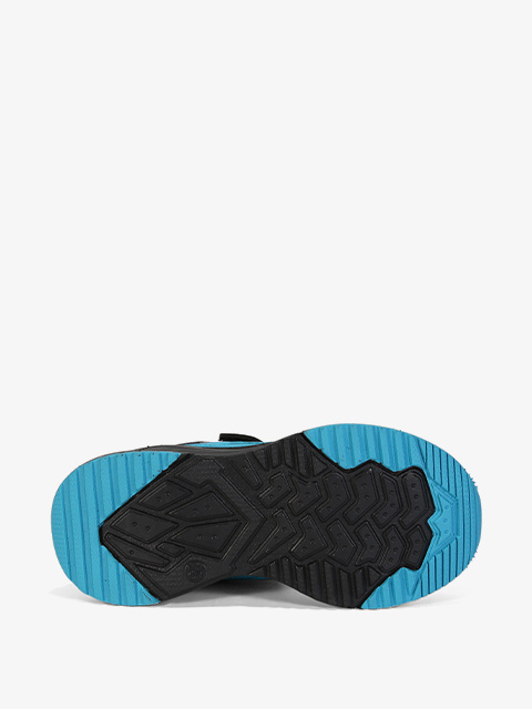 Buty sportowe #G1855P czarno-niebieskie Buty sportowe #G1855P czarno-niebieskie