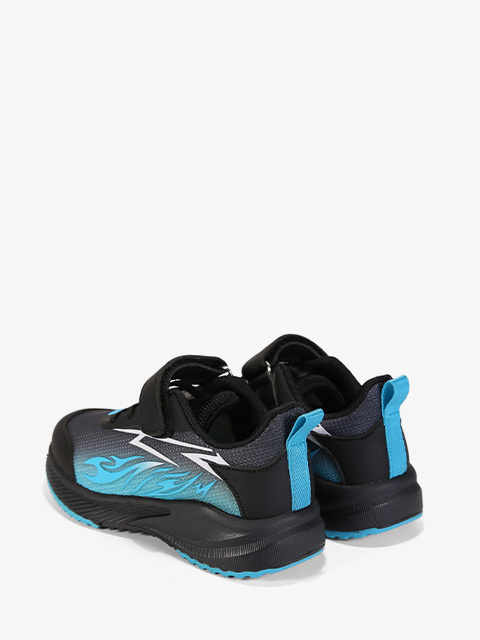 Buty sportowe #G1855P czarno-niebieskie Buty sportowe #G1855P czarno-niebieskie