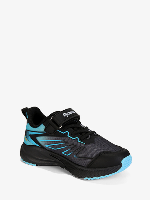 Buty sportowe #G1865P czarno-niebieskie Buty sportowe #G1865P czarno-niebieskie