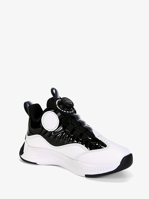 Buty sportowe #W2700R czarno-białe Buty sportowe #W2700R czarno-białe