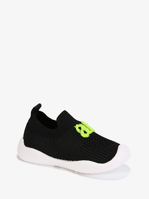 Buty sportowe #Z2425P czarno-zielone Buty sportowe #Z2425P czarno-zielone