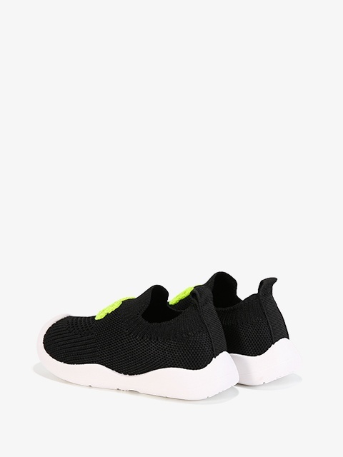 Buty sportowe #Z2425P czarno-zielone Buty sportowe #Z2425P czarno-zielone